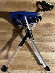 STEP2GOLD | Ta-Da Chair Series 2 | Trekking Hiking Pole | Blue | 32.2” | 12082