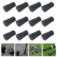 12 Pcs Tip Alpenstock Non-Slip Cover Walking Pole Accessories