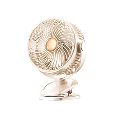 LED Display Fan 360?? Rotation Fan Ideal For Work Desk Clear Battery Indicator