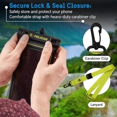 Marine – IP68 Waterproof Phone Regular Black/Neon – 2 Pack – Regular 2 Pack