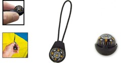 Portable Zipper Pull Compass – ZiprComp with Dual Reading Directions and Lanyard