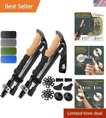 Luxury Foldable Hiking Poles – Lightweight & Adjustable, Perfect for Travel, …