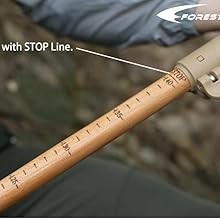 Trekking Poles- 1-pc Pack – Adjustable Hiking or Walking Stick –Strong, Natural