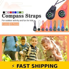 CooBigo 25 Pack Mini Compasses for Kids – Multi-Color