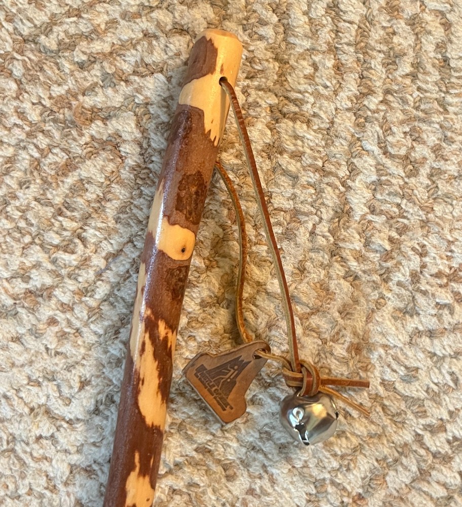 37 inch Whistle Creek Wooden Hiking Stick ~ Wood Walking Cane