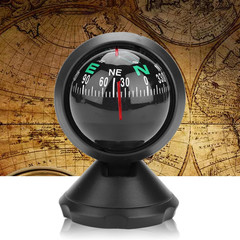 Boat Compass, Black Electronic Adjustable Ball Night Vision Compass for Marine N