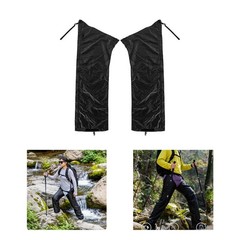 Adjustable Rain Pants for Outdoor Activities PU5000MM Waterproof 210T Polyester