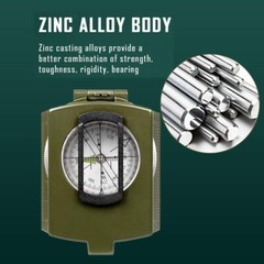 High Accuracy Waterproof Military Lensatic Sighting Army hiking working compass