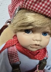Artist doll porcelain doll doll 28 cm collector rarity Vintage