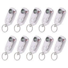 10PCS Portable Compass And Thermometer For Outdoor Adventures Easy To Use