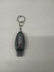 Lightweight Whistle Pocket Compass Temperature gauge key chain
