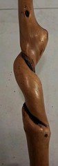 NATURAL TWISTED HIKING STICK BEAUTIFUL TWISTS & COLOR 56″