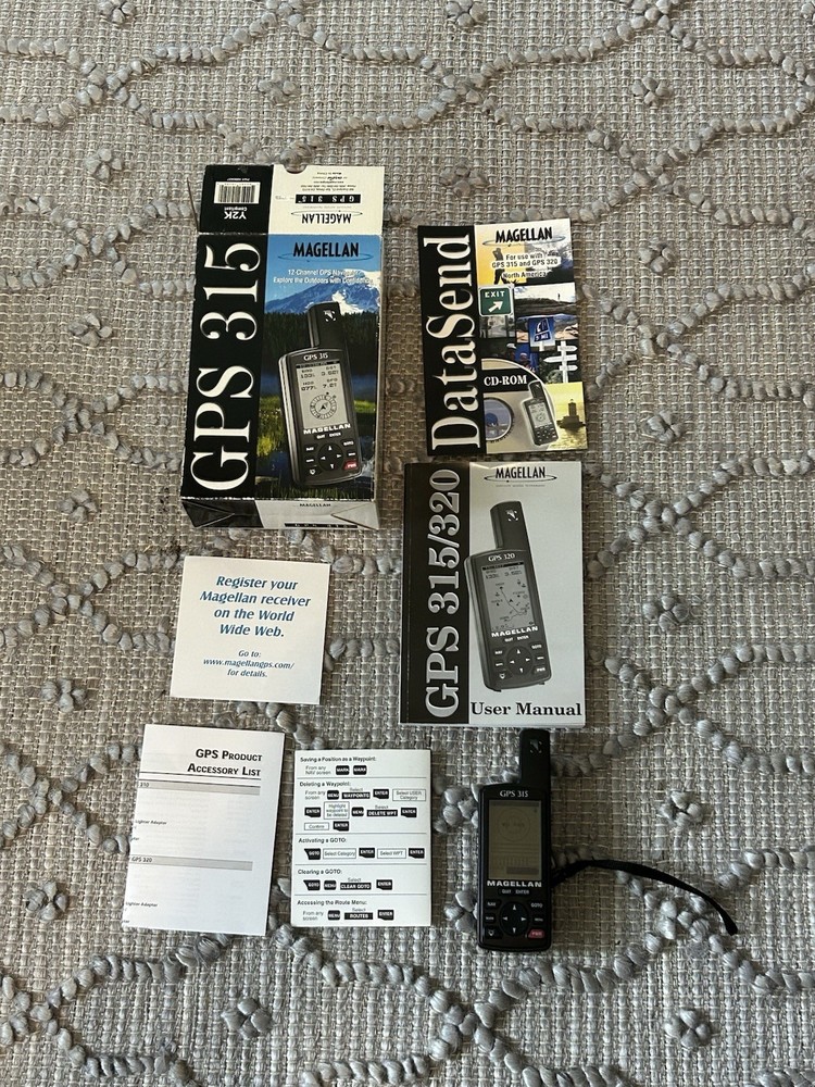 Magellan GPS 315 Handheld GPS Portable Receiver Working