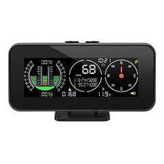 Car Inclinometer Angle Slope Meter Digital HUD GPS Level Tilt Meter , Real