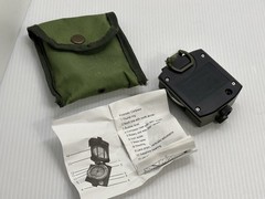 3″ Sportneer Military Lensatic Sighting Camping Compass Carrying Bag Waterproof