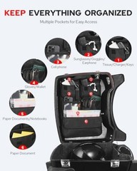 Tour Pack Lid Organizer Motorcycle Universal Storage Liner Bag Clear Pocket