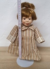 Artist doll, porcelain doll, 28 cm, collector’s item, rarity, vintage, antique
