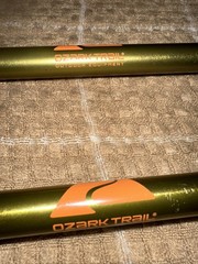 Ozark Trail Aluminum Adjustable Quick Lock Trekking Poles Cork Grip 2 Poles