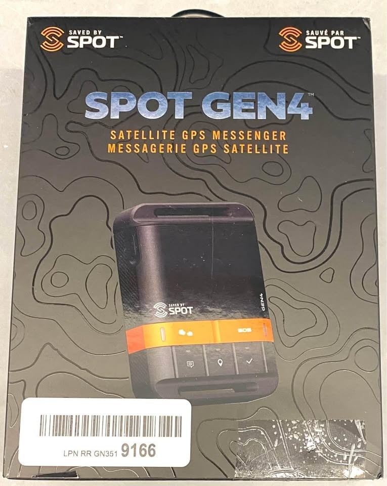Spot Gen 4 Satellite GPS Messenger | Handheld Portable GPS Messenger