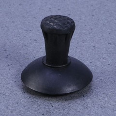 4 Pairs Durable Anti Skid Crutch Tips Hiking Pole Cover Reusable Black Caps
