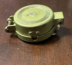 Vintage engineer directional compass, Brass color, Used