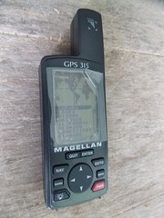 MAGELLAN 315 Portable GPS Navigator Boating Hunting Hiking Box Manual & Case
