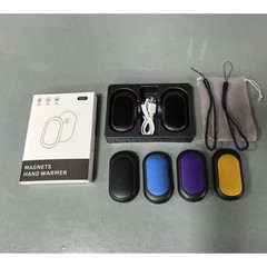 Portable Magnetic Hand Warmer 2in1 USB Rechargeable Bank Outdoor