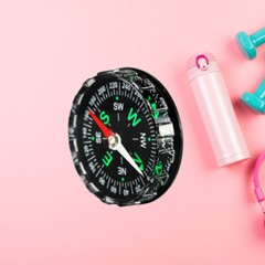 Outdoor Compass Plastic Waterproof Portable Compass Camping Compass Survival