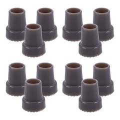 12 Pcs Rubber Tips for Crutches Feet Caps Cane Foot Replacement Bottom