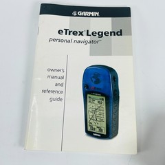 Garmin eTrex Legend Blue Handheld GPS Navigator Waterproof Hiking Marine W/ Case