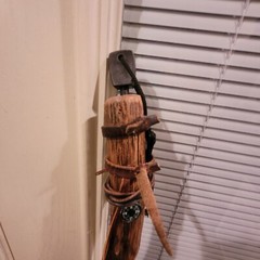 MANY NEW WALKING STICKS HIKING CAMPING STICKS CEDAR PINE EACH ONE CUSTOM MADE