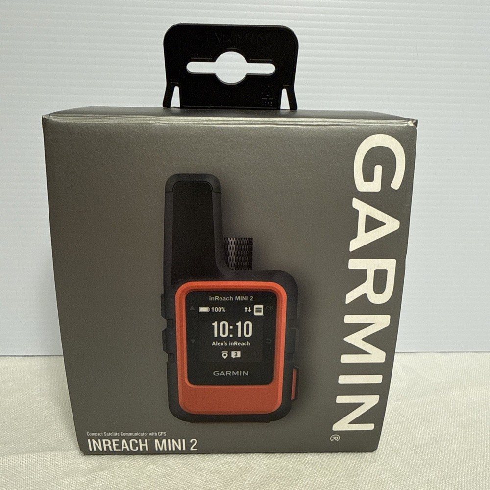 Garmin inReach Mini 2 Hiking GPS Satellite Communicator Red/Black 010-02602-00