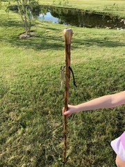 Heartfelt History Classic Wooden Walking Stick (WS-120)