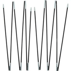 Outdoor Tent Pole Kit 1 Pair 5.49m Fiberglass Rods for Shelter Frame Setup