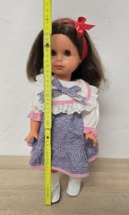 Vintage ELA doll, 42 cm, talking doll, made in Germany, sleeping eyes, very…