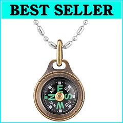 High-Sensitivity Glow-in-the-Dark Titanium Pocket Compass – Ideal Outdoor Gift