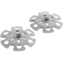 Kelty Trekking Pole Snow Baskets Gray, Pair