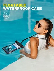 Waterproof Phone Pouch [2 Pack][Super Buoyant] Floating IPX8 Waterproof Phone