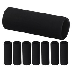 8Pcs Durable Black Sponge Walker Handle Grip Covers Cushioned Padded Accessories