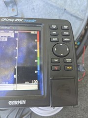 GARMIN GPSMAP 188C SOUNDER MARINE GPS CHART PLOTTER FISHFINDER DISPLAY -fl Kit
