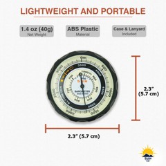 Sun Company Altimeter 202M – Battery-Free Altimeter and Barometer (Meters)