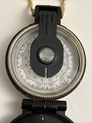 Vintage Engineer Directional Lensatic Survival Compass Military Be Prepared!