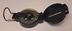 Vintage Engineer Lensatic Compass 2” Liquid Filled Working