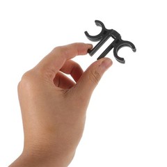 6 Pcs Walking Stick Holder Clip Trekking Pole Clamp Double Hiking Clips