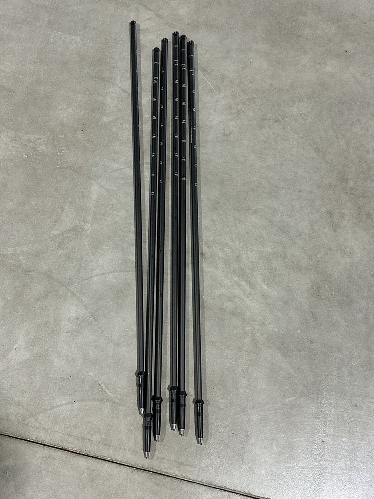 Leki 38” Speedlock Stopmax Carbon Fiber RAW Poles (6-Pack) *New*