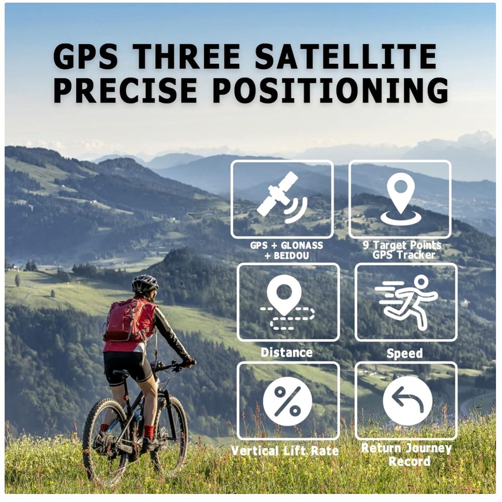 Multifunctional Altimeter GPS Compass Watch – Waterproof
