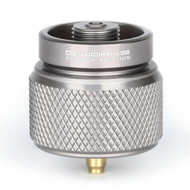 G-WORKS LPG Adapter/camping Propane Small Tank Input and a Lindal Valve Output