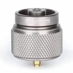G-WORKS LPG Adapter/camping Propane Small Tank Input and a Lindal Valve Output