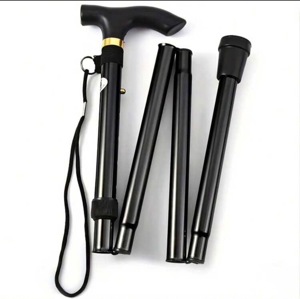 Cane Walking Stick Adjustable Collapsible Travel Hiking Folding Walking Aluminum