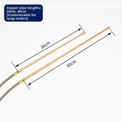 Outdoor Handheld Fire Starter Copper Tube for Camping BBQ Charcoal Ignition